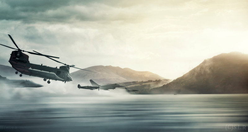 Illustration for article titled The Force Is Strong With This Star Wars-Inspired Royal Air Force Art